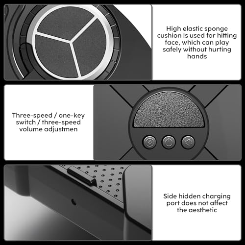 image for Awinto Music Boxing Machine Sport Toys for Kids,Wall Mounted Bluetooth