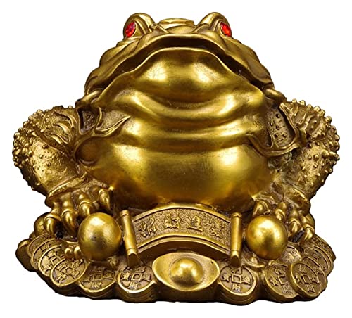 Money Frog statue de grenouille de la fortune décoration de bureau RLKHXBS