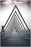 Bilder und Drucke 20x30cm ohne Rahmen Moderne Abstrakte Dreieck Geometrie Landschaft Poster Drucke Bild Wohnwand Dekor