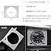 1797 Bling Car Clock Frame Cover fit for Lexus RX Accessories 350 450h Hybrid 2016-2022 Sticker Trim Interior Decoration Silver Crystal