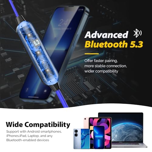 MIPEACE Bluetooth Work Earplugs Headphone