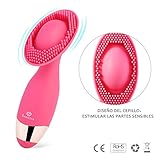 ❤ SEGURO Y COMODIDAD: Masajeador con producción de silicona de alta cantidad , no tóxico, inodoro, que se siente suave como aterciopelado.