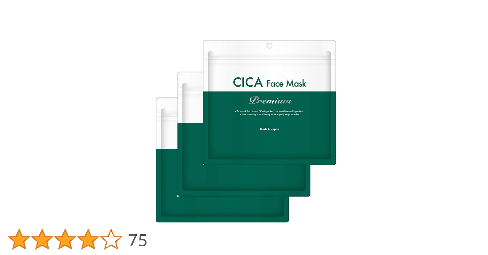 Amazon | STAY FREE CICA パック フェイスマスク プレミアム 30P