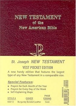 Imitation Leather New American New Testament Bible (St. Joseph) by Catholic Book Publishing Co (1990-11-01) Book