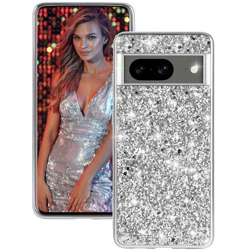 Coque silicone Google Pixel 8 5G argent anti-choc mate