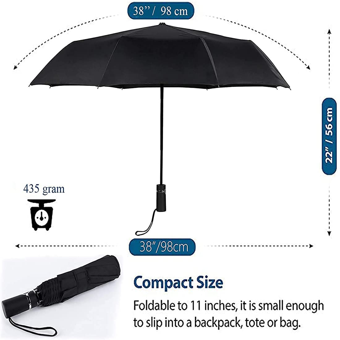 king shine Umbrella for Men, Umberallas for Rain Big Size Men, Umberalla Large for Man,Women,Kids,Girls,Boys 3fold umberalla 1