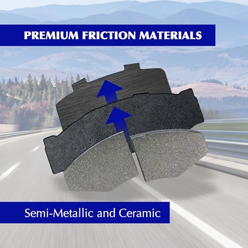 Image of Centric Premium 301.09050 Replacement Rear Ceramic Disc Brake Pads Set for Select Nissan Altima /Juke /Maxima /Sentra, Renault Koleos /Safrane Model Year