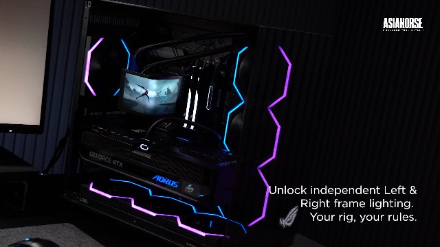Image of AsiaHorse Nyota Pro 120mm PC Fans ARGB PWM, Modular Daisy-Chain Design, Dual-Zone Asynchronous Lighting, 18 Addressable LEDs, 2000RPM High Airflow 61.5CFM, Low Noise 29dB, for PC Case & Liquid Cooler