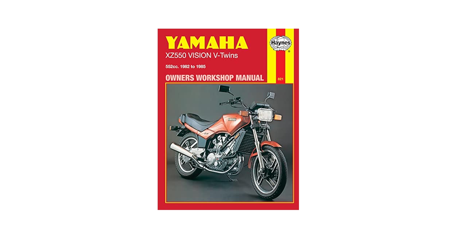 Yamaha XZ 550 Vision V-Twins Owners Workbook Manual, No