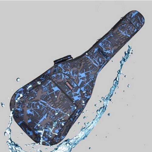 JIAN YA NA 40 41 Pouces Étanche En Nylon Gig Sac Rembourré Folk Guitare Sac Antichoc Guitare Cas avec Double Sangle - Les Beatles, Paul McCartney, John Lennon, RIngo Starr, George Harrison JIAN YA NA 40 41 Pouces Étanche En Nylon Gig Sac Rembourré Folk Guitare Sac Antichoc Guitare Cas avec Double Sangle – Image 4