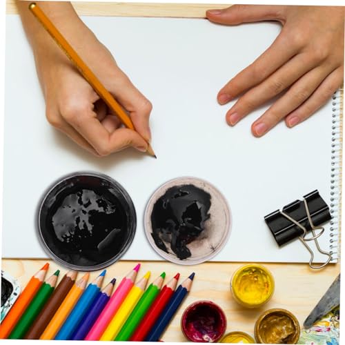 Encre de gravure à base d'eau compacte avec pigment noir pour estampe