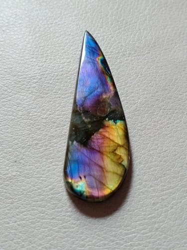 Labradorite naturelle de qualité supérieure 62mm pour bijoux d'exception - 4