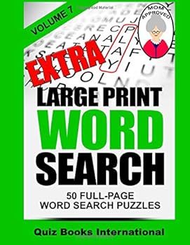 Paperback Extra Large Print Word Search Volume 7 [Large Print] Book