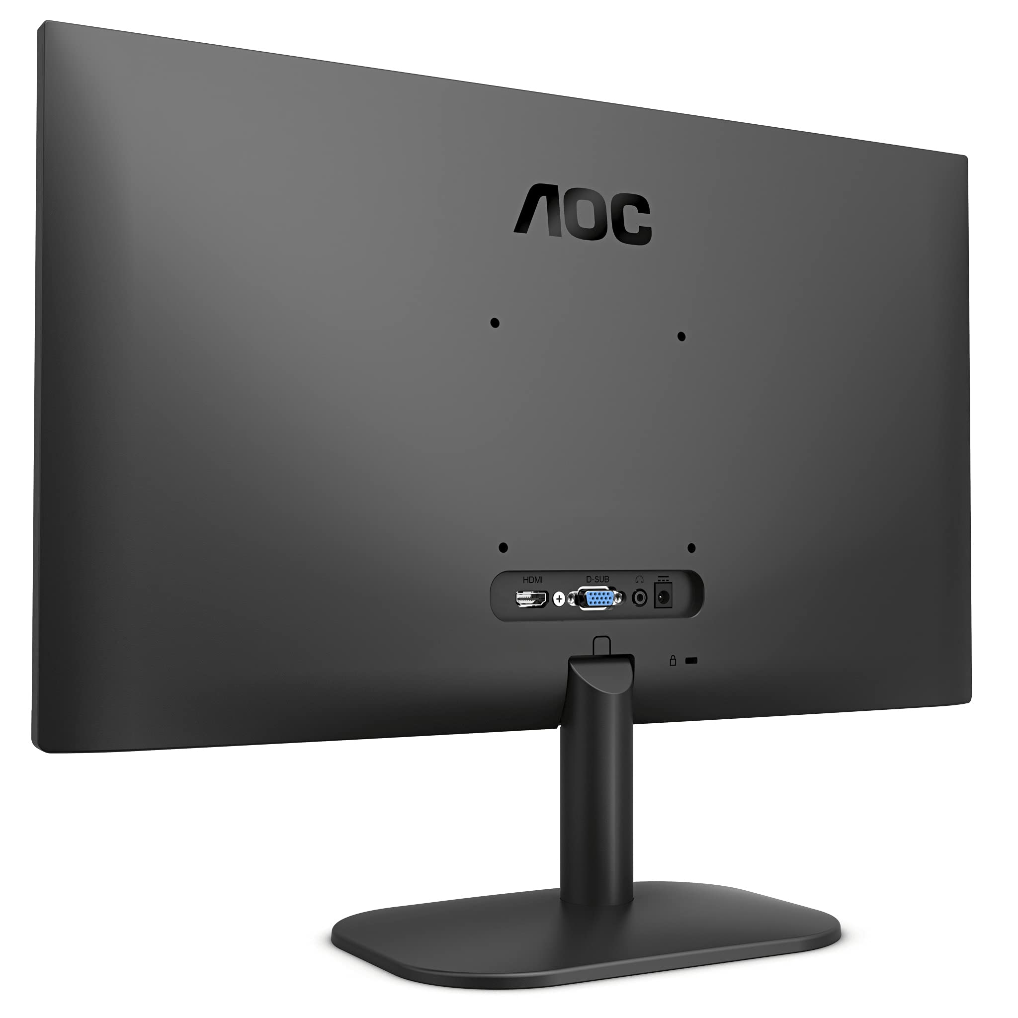 AOC 22B2QAM- Monitor office de 22" Full HD (1920x1080, VA, 16:9, HDMI 1x1.4, Displayport 1x1.4, 250 cd/m, 75 Hz, 4ms, FlickerFree), negro