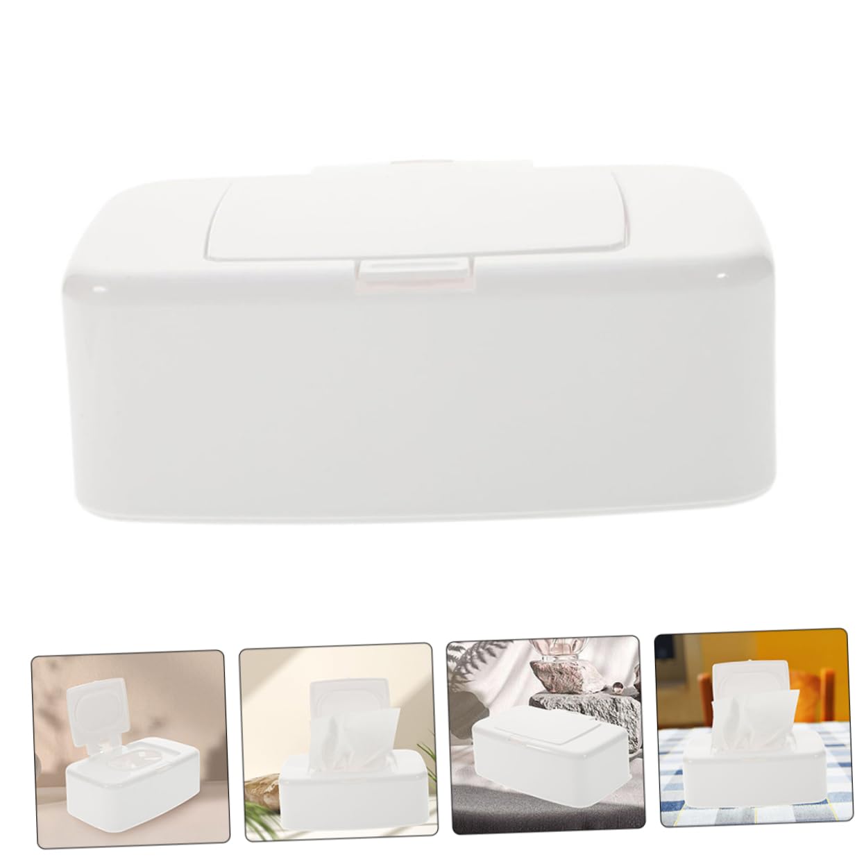 Ciieeo Lot De 5 Boîtes De Lingettes pour Bébé Distributeur De Lingettes Humides Portable Et Pratique pour Les Voyages Et La Maison 3 Pièces X 5