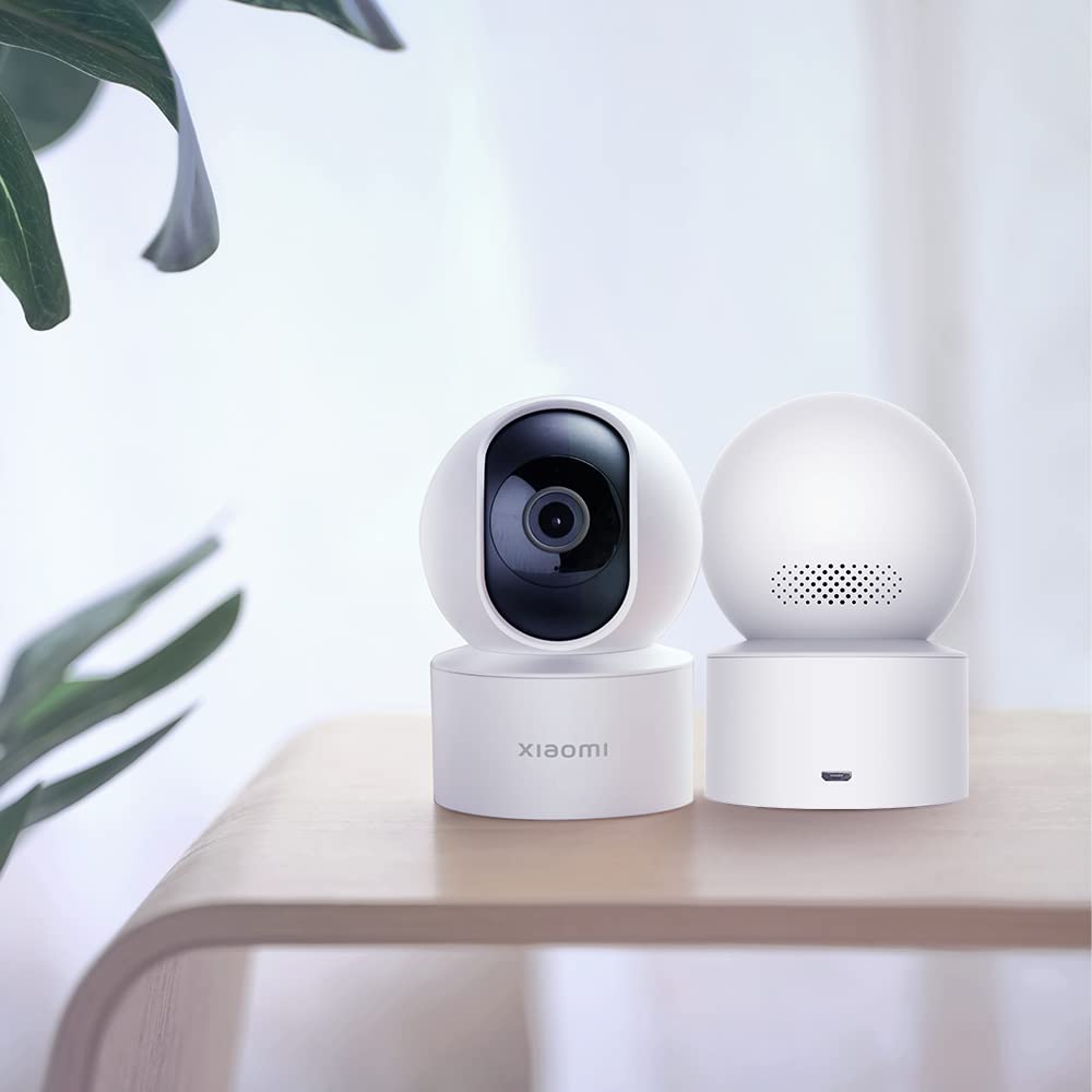 Xiaomi Mi Smart Caméra Surveillance C200 1080P WiFi intérieure 360° qualité, Vision Nocturn, Détection Humaine AI, Audio bidirectionnel, pour Bébé et Animaux, Compatible avec Alexa et OK Google