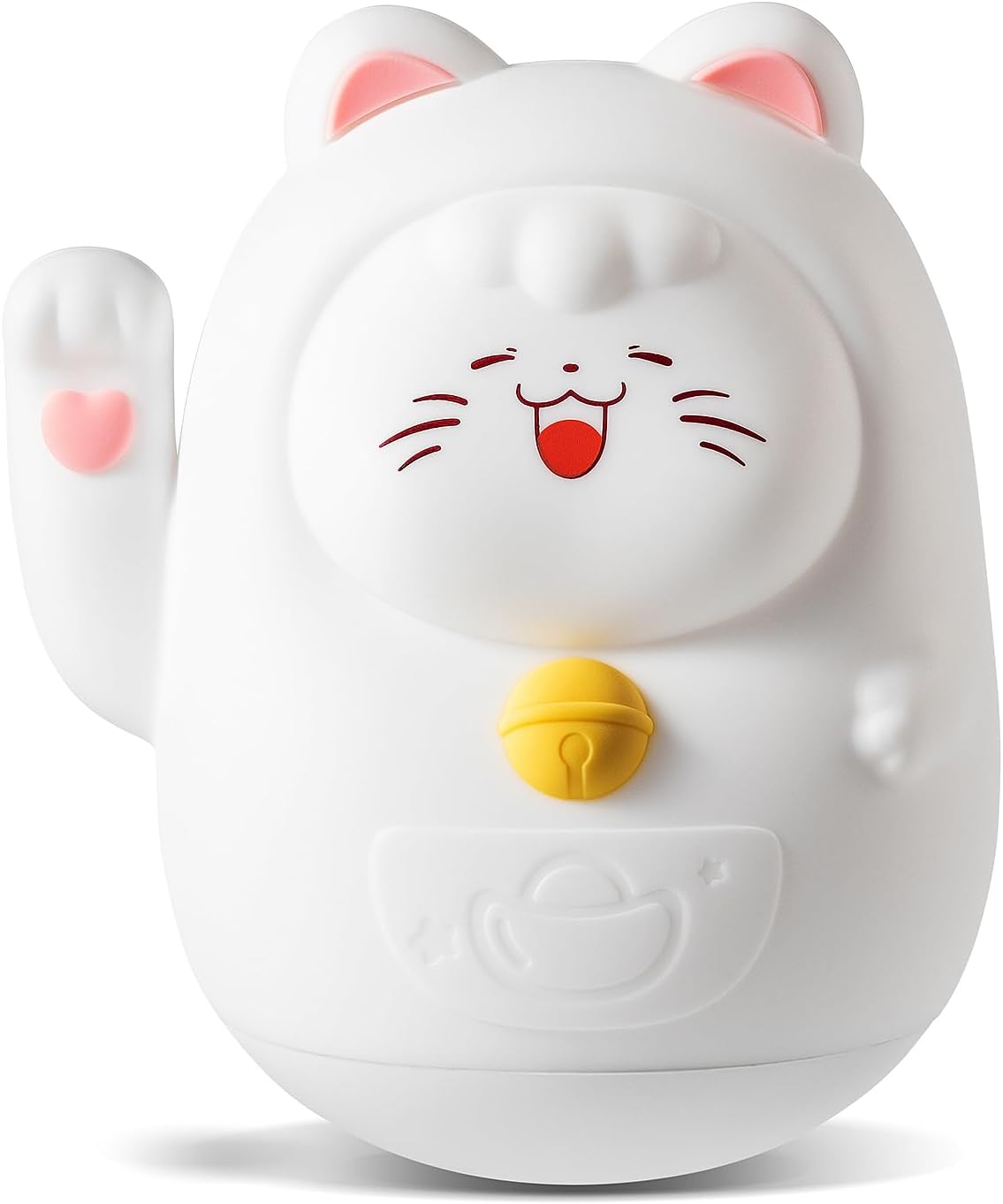 Lámpara de noche LED para niños con forma de gato miniatura 1