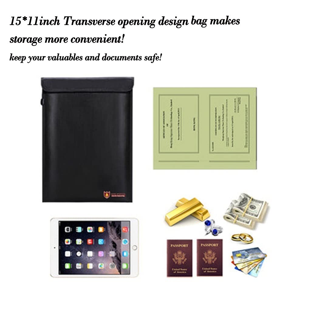 Busta per documenti, Porta documenti con cerniera, cartella organizer for, valigetta porta resistente all'acqua A8(Black,Style2)