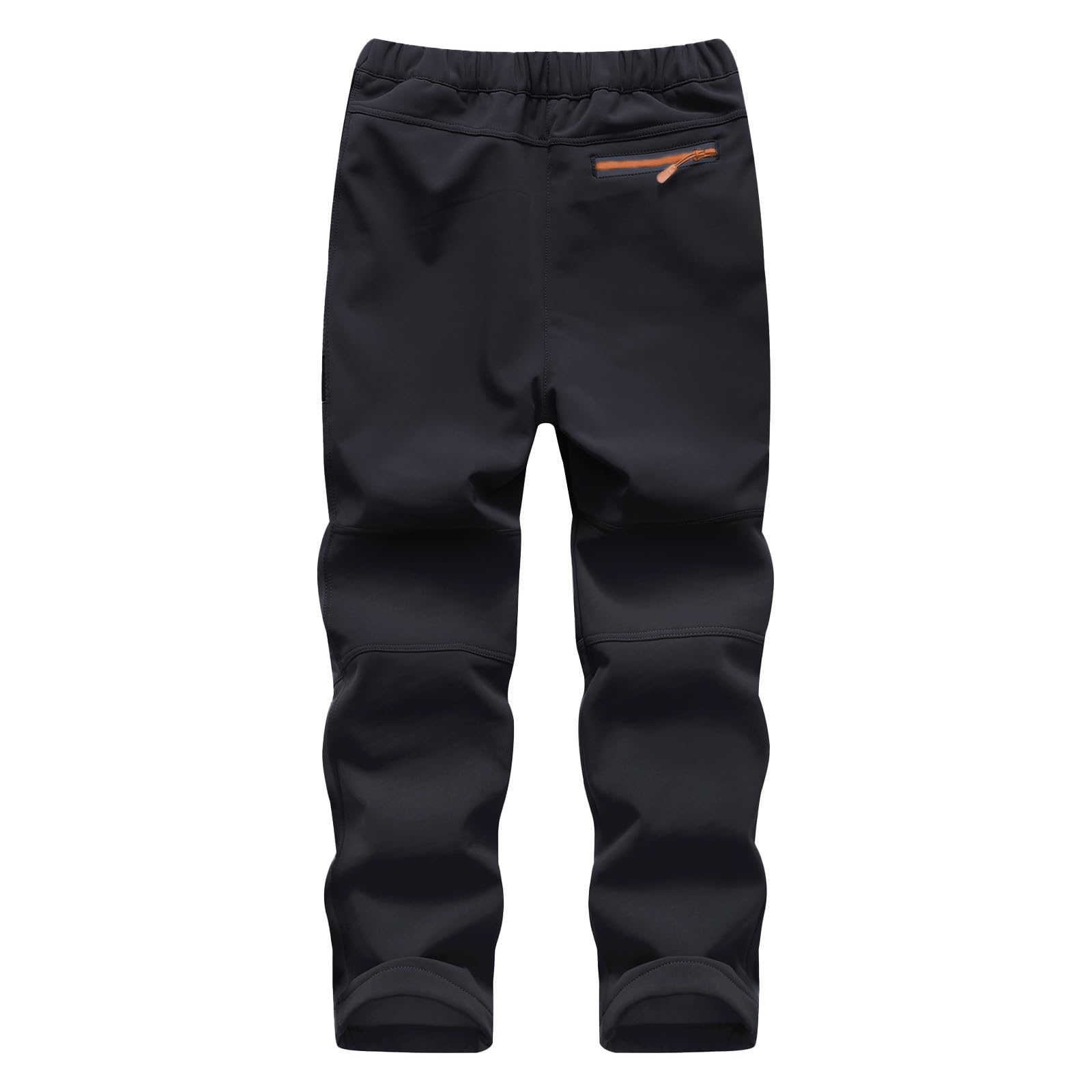 BWBIKE Kids Pantalones Cortavientos Impermeables para Nieve para Niño Forro Polar para Jóvenes al Aire Libre Lind Hiking Softshell Pantalones Cálidos con Aislamiento con 4 Bolsillos con Cremallera