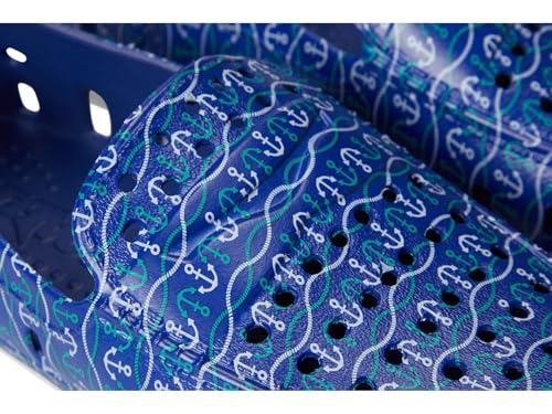 Image of Floafers, Prodigy Driver Print (Big Kid), Blue Nautical Anchor /Teal, 4, Medium