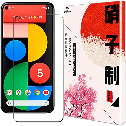 Google Pixel 5a 5G 用の ガラスフィルム 旭硝子 強化ガラス 液晶保護 耐衝撃 高透過率 9H硬度 気泡ゼロ