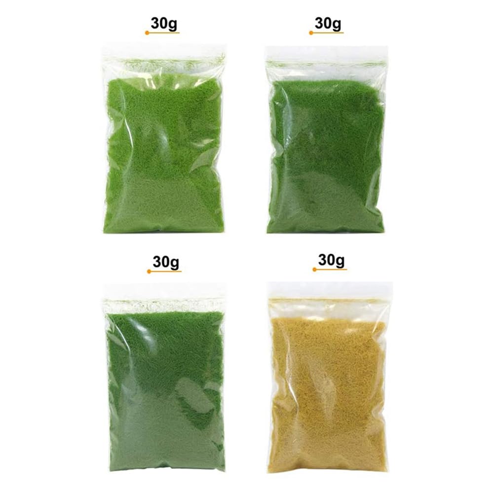 3X Kit di Floccaggio Applicatore Erba Statica Mini Macchina di Floccaggio ABS con Maniglia Antiscivolo per Fai Da Te Tavolo di Sabbia di Modellazione Scenica