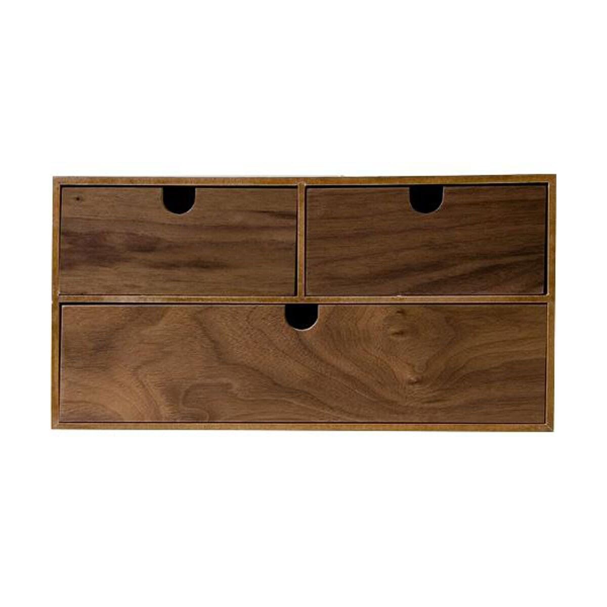 Amazon｜ニトリ 収納ボックス ナチュラルウッド 2段 NITORI 8700254