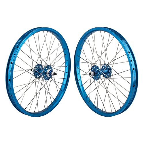 SE BIKES Wheel Pair 20 x 1.75 406 x 24 Blue 36 1S FW Seal 3/8 Blue 110mm DTI2.0SL - 4432