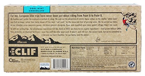 Clif Bar Energy Bar - Cool Mint Chocolate 12 Bar(S) - Image 4
