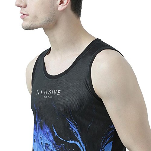 Image of wear your mind Black Vest for Men MSV370