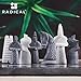 Radicaln Marble Antique Chess Set with Storage Box 15 Inches Black and White Handmade Board Game 2 Player Classic Chess Sets for Adults- 1 Chess Board & 32 Chess Pieces - Chess Game