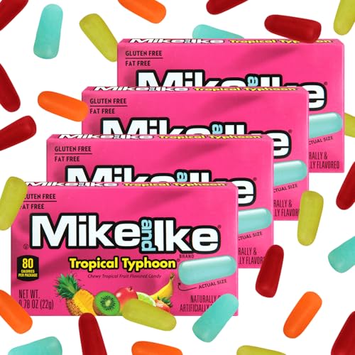 Mike and Ike Tropical Typhoon Candy, 4 Pack miniatura 3