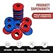 waswale 20 PCS Car Polished Surface Handshake Valve Washer, 1.61