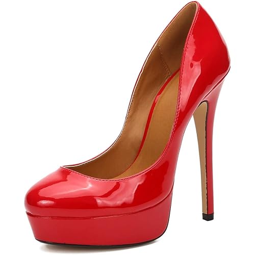 MAIERNISI JESSI Unisex Men's Women's Flatform High Heels Peep Toe Stiletto Pumps