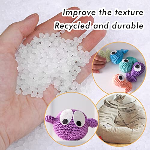 Image of Doll Stuffing Beads, 7oz Weight Stuffing Beads, Craft Plastic Filler Beads for Weighted Stuffed Animal - 200g