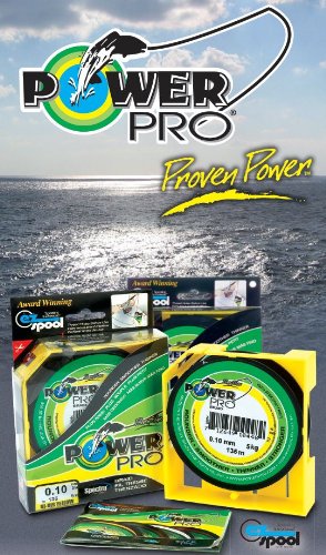 POWER PRO Super Line 275m 0,46mm 55kg, Moosgrün, geflochtene Angelschnur