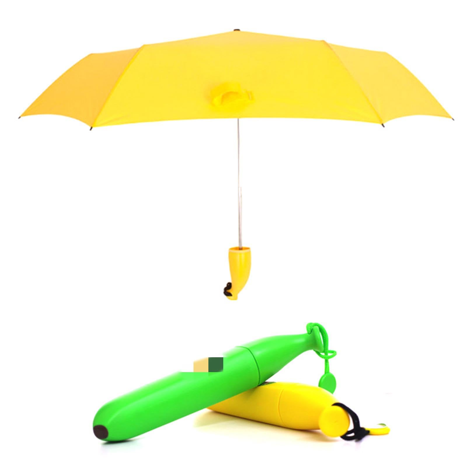 NOGRAX Parasol parasol ochrona UV moda mini banan parasol parasol deszczowy kreatywny owoc składane parasole dla kobiet mężczyzn UV wiatroszczelne parasole