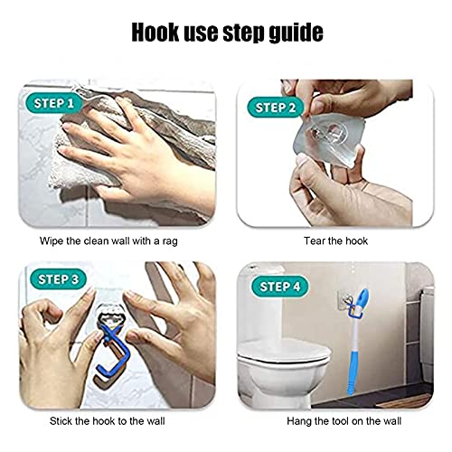 Outil d'assistance mobilité avec manche long pour hygiène intime - 5