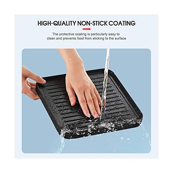 Raclette Grill mit Antihaftbeschichtung und 4 Mini Raclette Grill Pfännchen – Bild 4