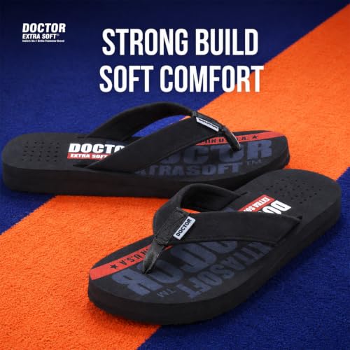 Image of DOCTOR EXTRA SOFT Slipper Care Orthopaedic and Diabetic Super Fitting Comfort Doctor Slipper, DR. Slipper, Flip-Flop, Slides and House Slipper for Men's Men's-FeelGood-D-31