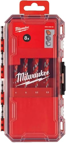MILWAUKEE Lot de 8 forets pour perceuse à béton, série Premium | gamme Ø4-10 mm avec boîte de rangement - 2