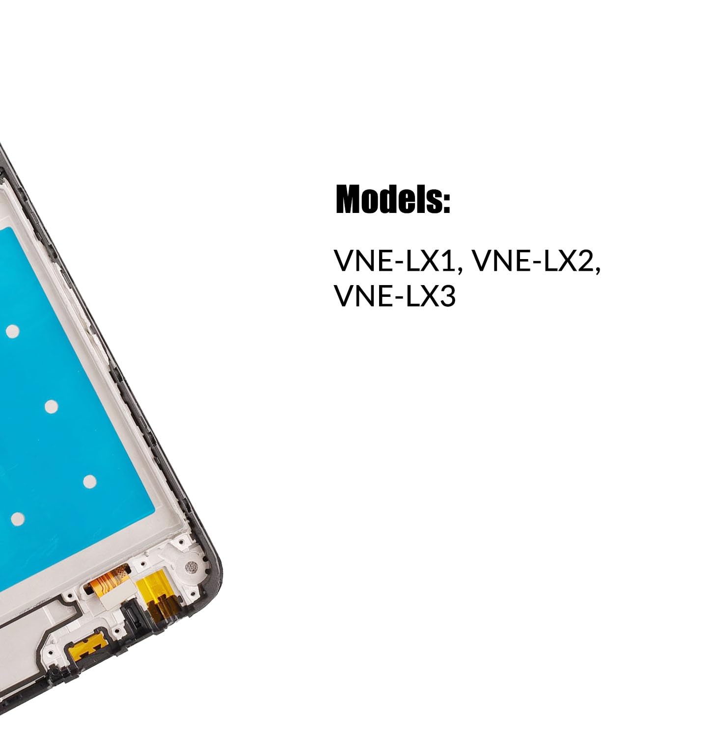 Écran de rechange pour Honor X6 avec cadre | VNE-LX1, VNE-LX2, VNE-LX3, LCD tactile, numériseur assemblé, avec kit de réparation