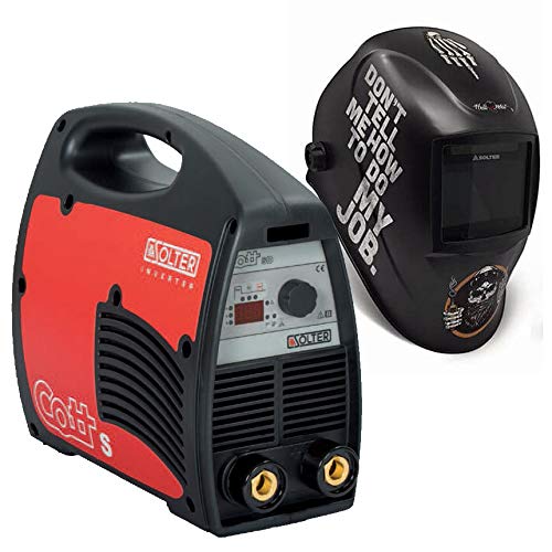 Kit soldador inverter Solter Cott 195 SE Superboost 200amp + Pantalla para soldar...