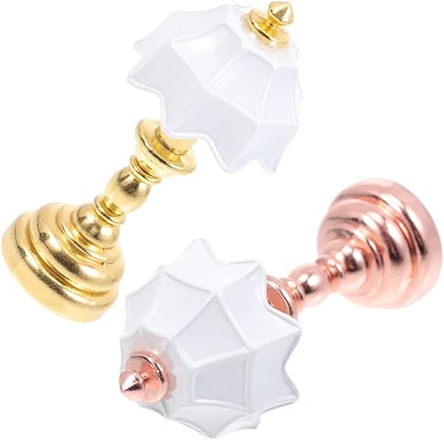 Miniatura 7 de NUOBESTY 6 piezas de lámpara de mesa para casa de muñecas, mini lámpara de mesa, luces de casa de muñecas, lámparas de pie para casa de muñecas,