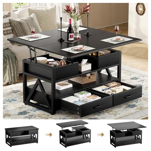 Memobarco 40-Inch Lift Top Coffee Table