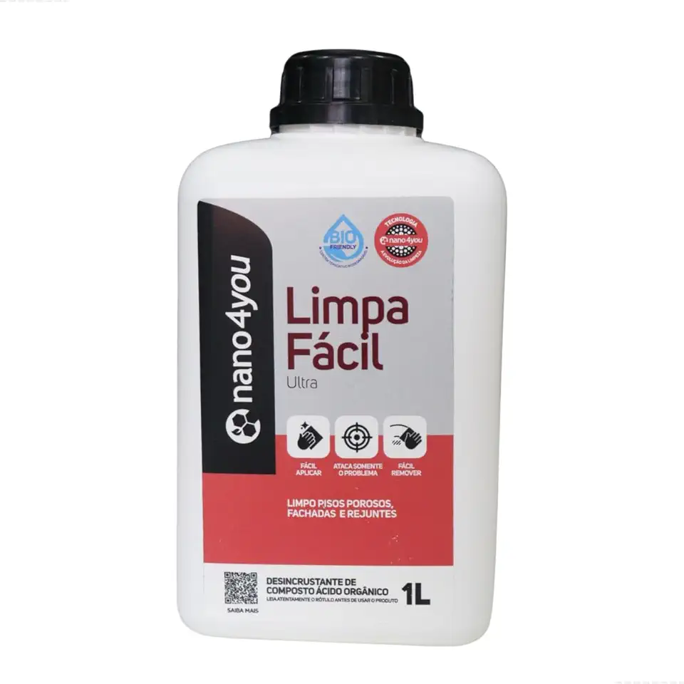 Limpa Pedra Pisos Porcelanatos Ultra Fácil 1L Nano4you.