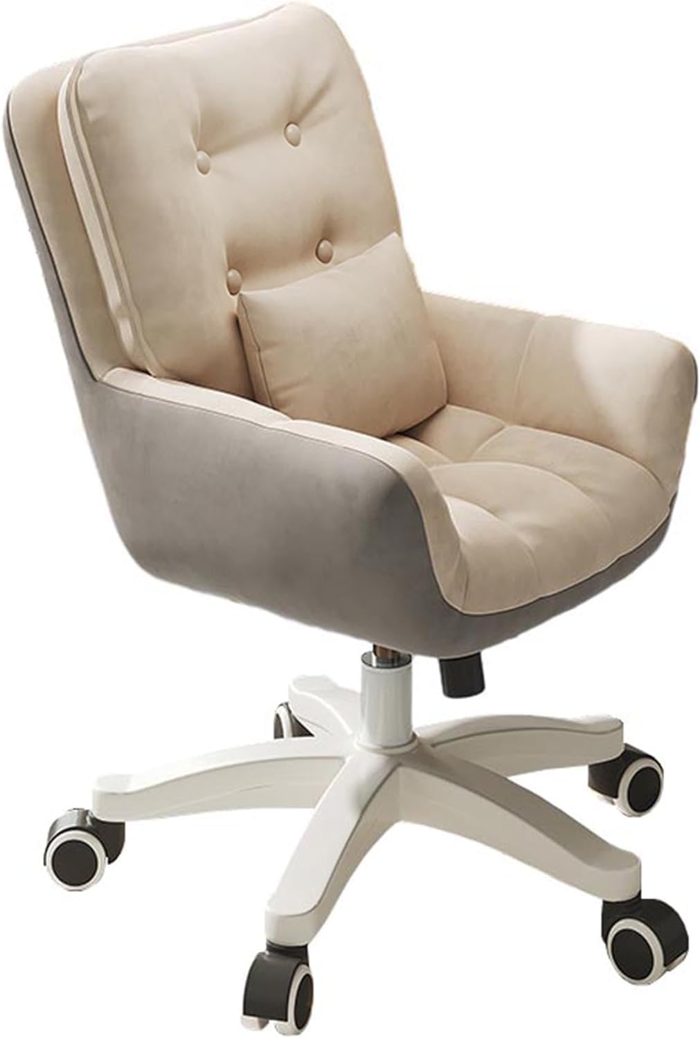 Chaise en velours pivotante réglable pour salon et coiffeuse
