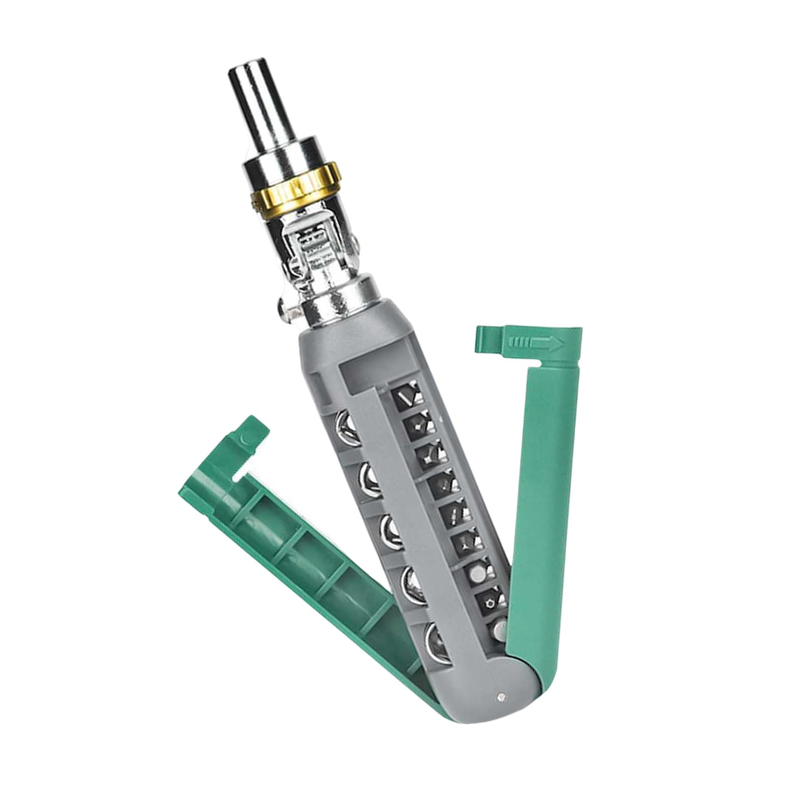 14 in 1 Multifunctional Ratcheting Screwdriver Set Adjustable Angled Ergonomic Handle for Home and Professional Repairs Screwdriver Set Ratcheting