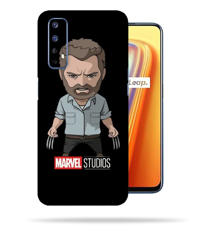 Image of Marvel Studio Character Skin Back Protector Film Ultra Thin Scratch Resistant Vinyl (Not Case and Cover) for Realme 7