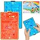 Ainiv 2 Stück Labyrinth Spiel Sensorik Spielzeug, GelgefüLlte Anti Stress Autismus Spielzeug für Kinder Jugendliche, Fidget Squishy Toy Anxiety ADHD Toys, Beruhigend Bei Stress Angst